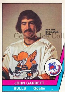 1977-78 O-Pee-Chee WHA #23 John Garrett