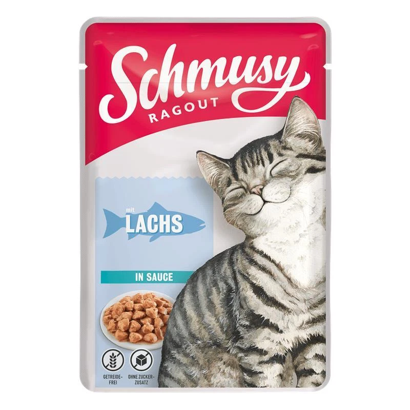 Schmusy Ragout mit Lachs in Sauce | 22x 100g - Bild 1 von 1