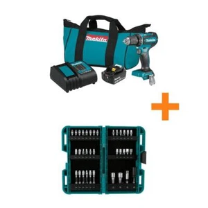 Makita Akku-Schrauber-Bohrschrauber-Set 1/2" mit 35-teiligem Schlag-Bit-Set variabel - Bild 1 von 6