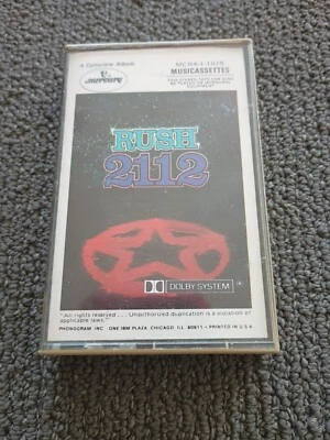 RUSH 2112 CASSETTE/1st EDITION/1976/RARE/MERCURY/PHONOGRAM/MCR4-1-1079/VGC - Image 1 of 4