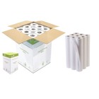 9 x Hygiene Roll Massage Table Bed Cover Couch 20" Paper Rolls Tissue 40m White
