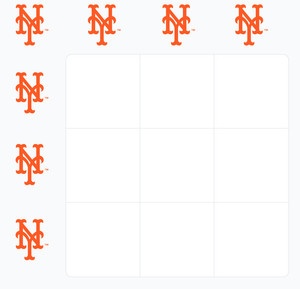 NEW YORK METS "Immaculate Grid" Baseball Card Mystery Pack (9 Cards) - NM/MT