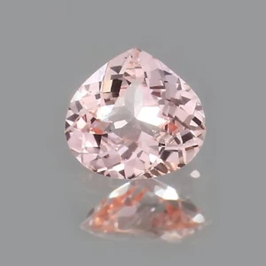 AAA Natural Ceilán Melocotón Padparadscha Zafiro Corazón Piedras Preciosas Sueltas Corte 4.30 Ct - Imagen 1 de 6