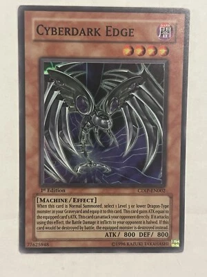 Yugioh Cyberdark Edge CDIP-EN002 Super Rare 1st Edition VLP Yu-Gi-Oh! - Image 1 of 4