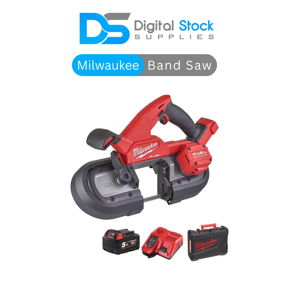 Milwaukee M18FBS85-501C 18V Compact Band Saw 1x5Ah Batteries, Charger and Case - Image 1 of 4