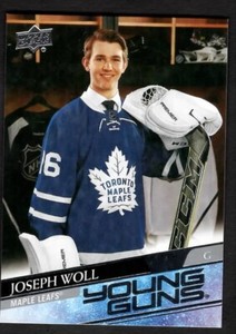 2021-22 Joseph Woll Upper Deck Hockey Series 1 Young Guns Rookie RC Toronto #208
