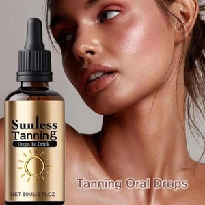 Gotas bronceadoras sin sol para beber gotas bronceadoras sin sol bebida oral 60 ml - Imagen 1 de 14