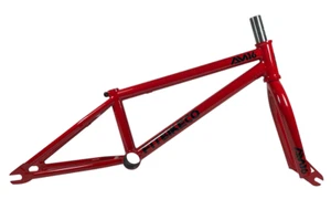 FIT BIKES AM 16 INCH FRAME FORK KIT BLAZE RED COMBO 16" BIKE BMX USA S&M - Picture 1 of 4