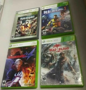 JUEGO COMPLETO Dead Rising 1 y 2 Dead Island and Devil May Cry 4 XBOX 360 Zombie - Imagen 1 de 1