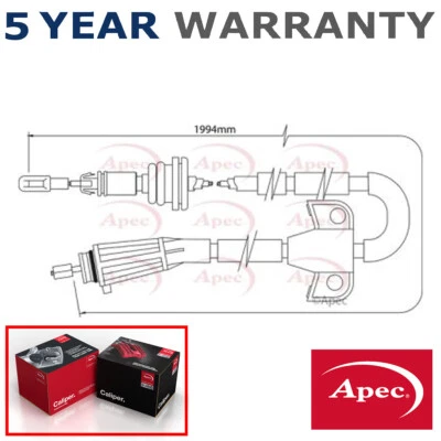 Apec Rear Hand Brake Cable Fits Volvo S80 1998-2006 XC70 2000-2007 V70 2001-2007 - Image 1 of 2