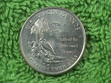 UNITED  STATES   25 Cents   2009  P    UNC   VIRGIN  ISLANDS   .