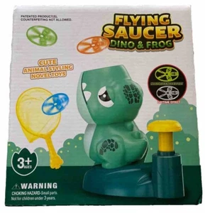 Flying Saucer Dino & Frog Disc NEW 3+ - Picture 1 of 4