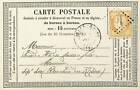 SEPHIL FRANCE 1870s 15c CERES ON POSTCARD TO MOURIES BOUCHES-DU-RHONE