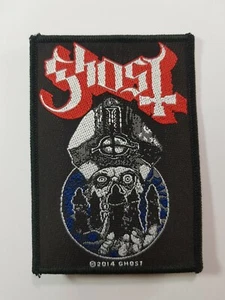 GHOST SKULL WOVEN PATCH - Picture 1 of 1