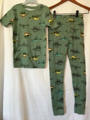 Nuevo conjunto de pijama de dinosaurio Carter's Boys ajuste ceñido multicolor muchas tallas Foto 1 de 2