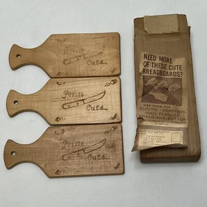 Set 3 Nos Charcuterie Cutting Boards Breadboard Scotch Tape mail in Premium 3x7" - Picture 1 of 7