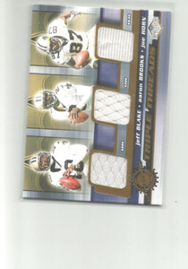 2001 PACIFIC IMPRESSIONS TRIPLE THREADS #27 JEFF BLAKE/AARON BROOKS/JOE HORN