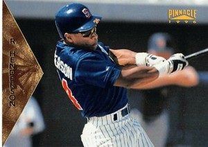 1996 Pinnacle Baseball Rickey Henderson #338 NM/MT SAN DIEGO PADRES HIGH GRADE