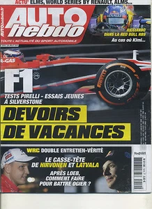 AUTO HEBDO Nr. 1919 vom 24. Juli 2013 Hirvonen Latvala Tarquini 90 Jahre 24 Stunden - Bild 1 von 1