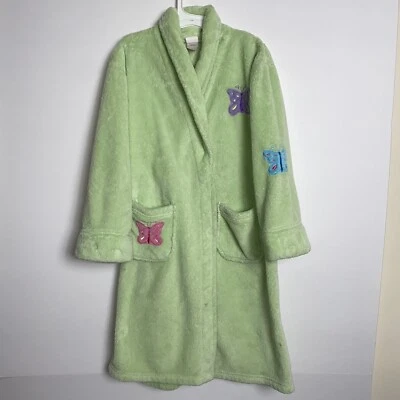 Бабочка халат девочек средний многоцветный карманы ванна Sleepwear шаль вышивка - Изображение 1 из 4