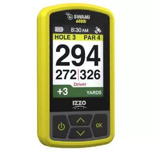 IZZO SWAMI 6000i GOLF GPS +38,000 PRELOADED COURSES / YELLOW / NEW 2025 MODEL - Picture 1 of 3