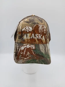 Oso de Alaska Camuflado Bordado Vida Silvestre Sombrero Gorra de Pelota Camionero RealTree Licencia Nuevo - Imagen 1 de 10