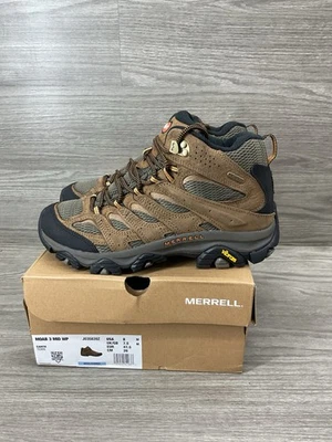 Merrell Moab 3 Mid Botas de Senderismo Impermeables Para Hombre Talla 8 Earth J035839Z Foto 1 de 4