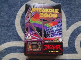 Breakout 2000 (Atari Jaguar, 1996, Complete in Box/CIB, MP Games/Telegames)