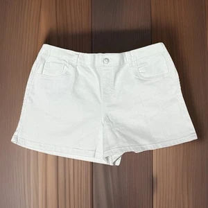 🍃Wonder Nation Girls Core Denim Short | White /Size XXL (18) - Picture 1 of 4