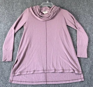 Cupio Mujer', Camisa Pequeña, Malva Manga Larga Capucha Cuello Tortuga Material Suave Grueso - Imagen 1 de 10