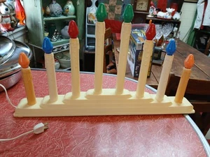 Vintage Noma 8 Lite Candolier Melted Wax Look Read NIOB - Picture 1 of 6