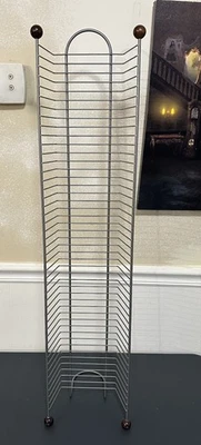 Heavy Duty 45 Gaming / DVD Metal Tower Solid Rare Vintage Storage - Image 1 of 4