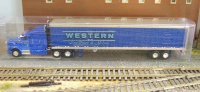 Peterbilt 386 Western Distribution escala Ho 1:87 con remolque frigorífico 53' RTR Foto 1 de 4