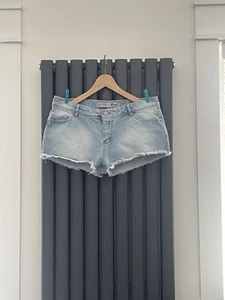Women's Blue Denim Shorts Size 12 - Picture 1 of 2