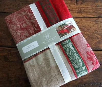 Mantel floral de algodón Jacquard navidad rachel ashwell 70x84 The Farmhouse Foto 1 de 4