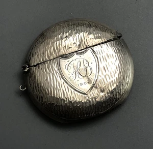 Antique Silver Vesta Case Constantine Birmingham 1902 21g CZX - Picture 1 of 5