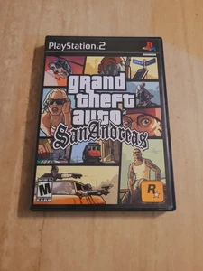 Grand Theft Auto San Andreas PlayStation 2 PS2 con mapa sin manual  - Imagen 1 de 4