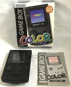 NINTENDO GAME BOY COLOR EIDEN LIMITED CLEAR BLACK CONSOLE SYSTEM CGB-001 BOXED - Picture 1 of 11