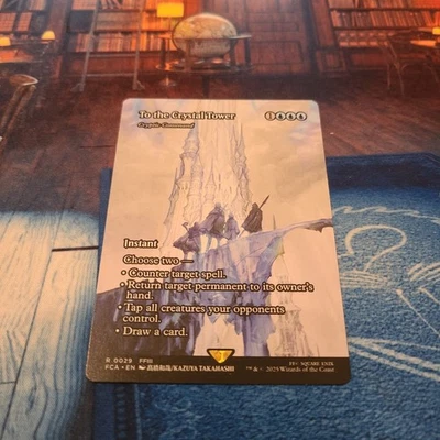 To the Crystal Tower - Cryptic Command (Showcase) - FINAL FANTASY: MTG NM - Image 1 of 4