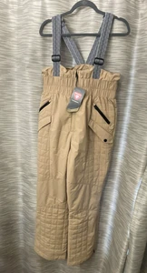 NEU FREE PEOPLE Movement Damen All Prepped Ski Trägerhose hellbraun Größe XL PRIMALOFT - Bild 1 von 19