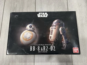 NEW Bandai Hobby Star Wars 1/12 Plastic Model BB-8 & R2-D2 "Star Wars" - Picture 1 of 5