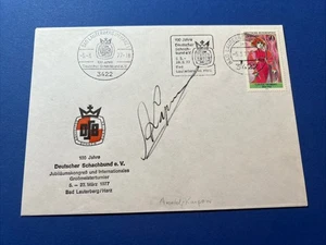 Briefumschlag mit Autogramm Schach Spieler Karpow Schachbund Bad Lauterberg 1977 - Bild 1 von 2