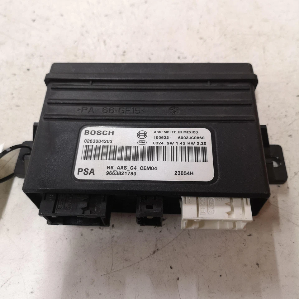 Centralina Park Assist PDC CITROËN C5 II Break RE 9663821780 2.0 28700652 - Immagine 1 di 4