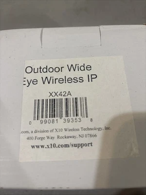 X10 XX42A Wireless IP Wide Eye Security Camera - Image 1 of 4