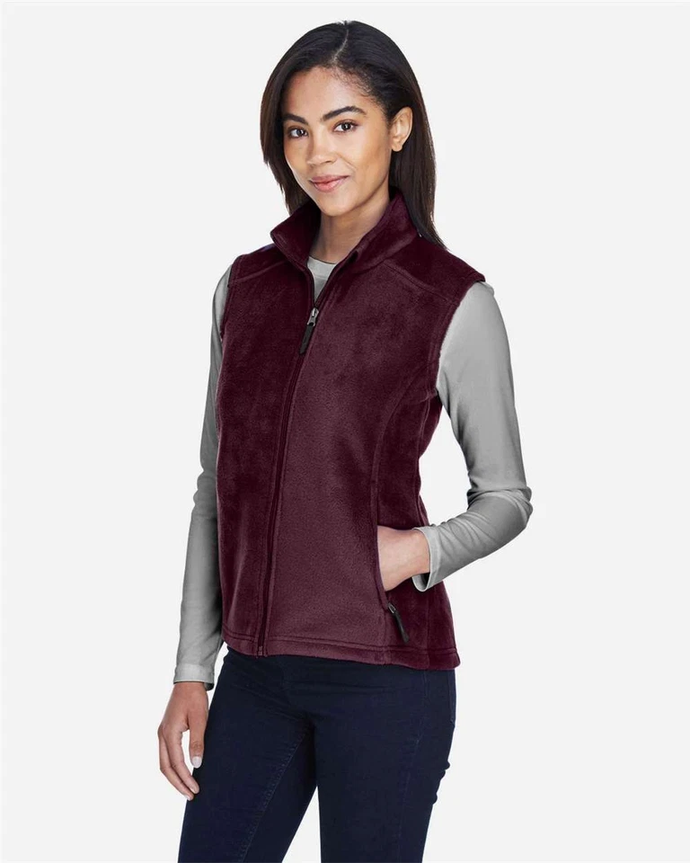 🔥 CORE365 Women Journey Fleece Vest zip up Audio port Up To 3XL 78191 - Imagem 1 de 1