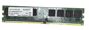 1 GB SEU12864D4B72EP-30R PC2-5300U-555 SWISSBIT Desktop RAM - Bild 1 von 1