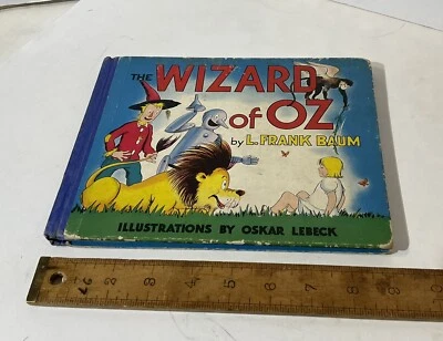 1939 WIZARD OF OZ CHILDREN'S BOOK, L. FRANK BAUM, JUDY GARLAND, MOVIE ADAPTION   - Image 1 of 4