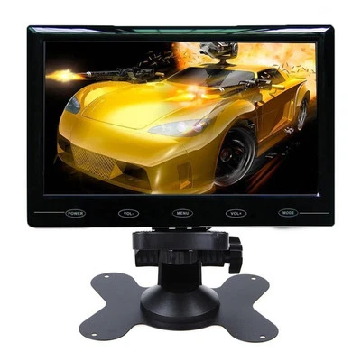 9" LCD CCTV Monitor PC Screen AV/RCA/VGA/HDMI 1080P w/Speake+Adapter for DSLR - Image 1 of 4