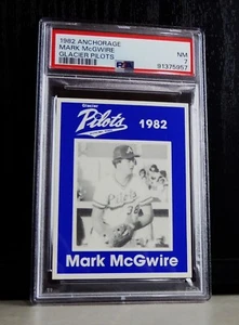 1982 Mark McGwire Anch. Glacier Pilots Minor L. ROOKIE C. PSA 7 Nice Centering! - Picture 1 of 3