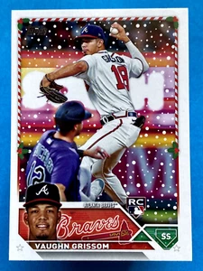 2023 Topps Holiday Vaughn Grissom #H107 - Picture 1 of 2